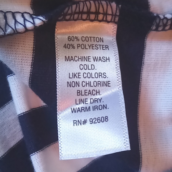 Passports Navy Blue & White Striped Tank Top - Picture 7 of 7